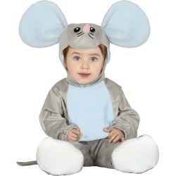 Disfraz bebe ratoncito gris