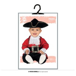 Disfraz bebe pirata corsario