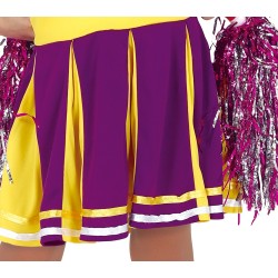Disfraz niña animadora morada