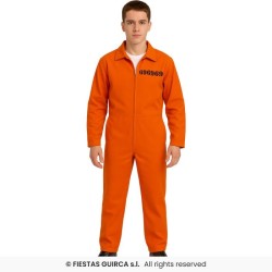 DIsfraz adolescente prisionero naranja
