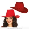 Sombrero vaquero rojo