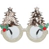Gafas doradas con arboles en oro