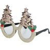 Gafas doradas con arboles en oro