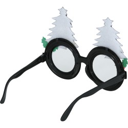 Gafas doradas con arboles en oro