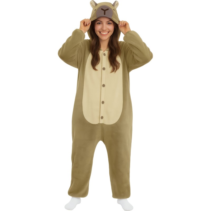 Disfraz hombre pijama capibara
