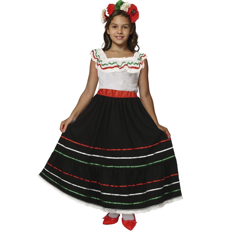 Disfraz niña Mejicana