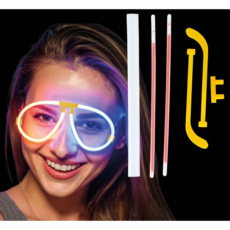 Gafas de luz neon