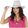 Sombrero vaquero blanco