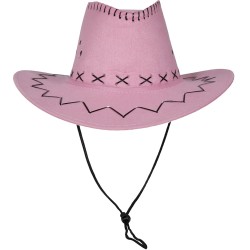 Sombrero vaquero rosa