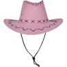 Sombrero vaquero rosa