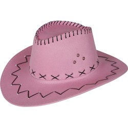Sombrero vaquero rosa