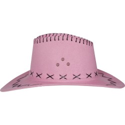 Sombrero vaquero rosa