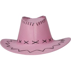 Sombrero vaquero rosa