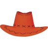 Sombrero vaquero naranja