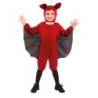 Disfraz niño de murcielago rojo