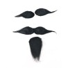 Perilla, bigote y cejas con adhesivo