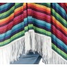 Disfraz hombre Poncho mexicano multicolor