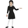 Disfraz niña miercoles addams vestido