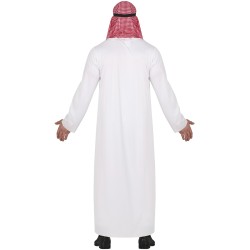 Disfraz hombre de Jeque arabe cuadros