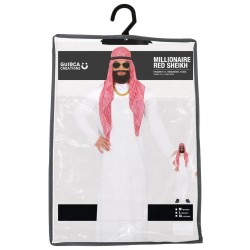 Disfraz hombre de Jeque arabe cuadros