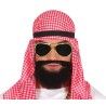 Disfraz hombre de Jeque arabe cuadros