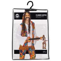 Disfraz hombre de hippie.