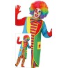 Disfraz hombre de payaso flowy