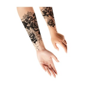 Tatuaje rosas 14x30 cms