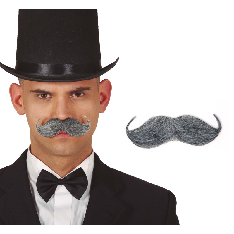Bigote ingles gris