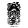 Tatuaje pirata 14x30 cms