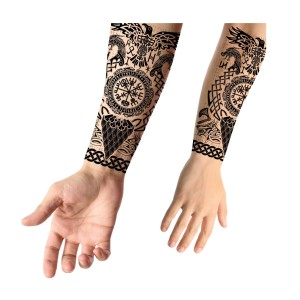 Tatuaje vikingo 14x30 cms