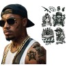 Hoja tatuaje thug life 14x30 cm