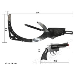 Pistola 25 cm sobaquera
