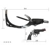 Pistola 25 cm sobaquera
