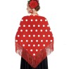 Manton de flamenca lunares