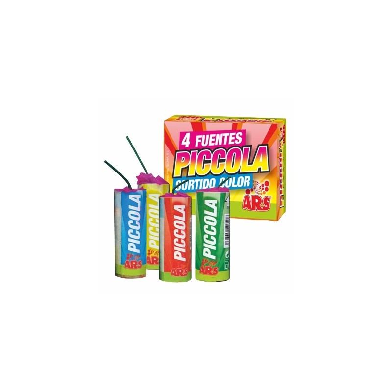 4 fuentes pequeñas