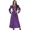 Disfraz mujer medieval morada