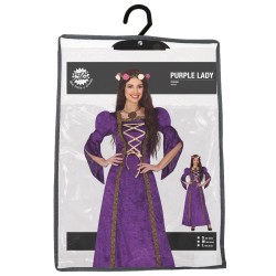 Disfraz mujer medieval morada
