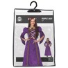 Disfraz mujer medieval morada