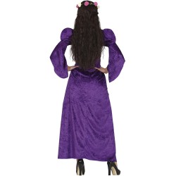 Disfraz mujer medieval morada