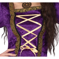 Disfraz mujer medieval morada