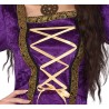 Disfraz mujer medieval morada