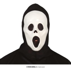 Mascara de scream con capucha pvc
