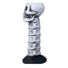 Portavelas Halloween Calavera 17cm