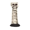 Portavelas Halloween Calavera 17cm