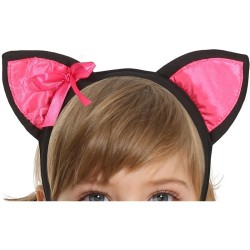 Disfraz bebe Gato negro y rosa