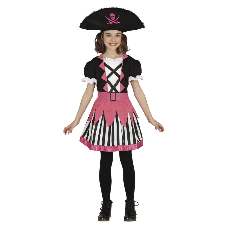 Disfraz niña pirata rosa
