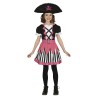 Disfraz niña pirata rosa
