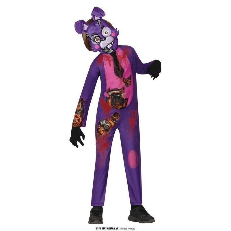 Disfraz niño conejo robot creepy