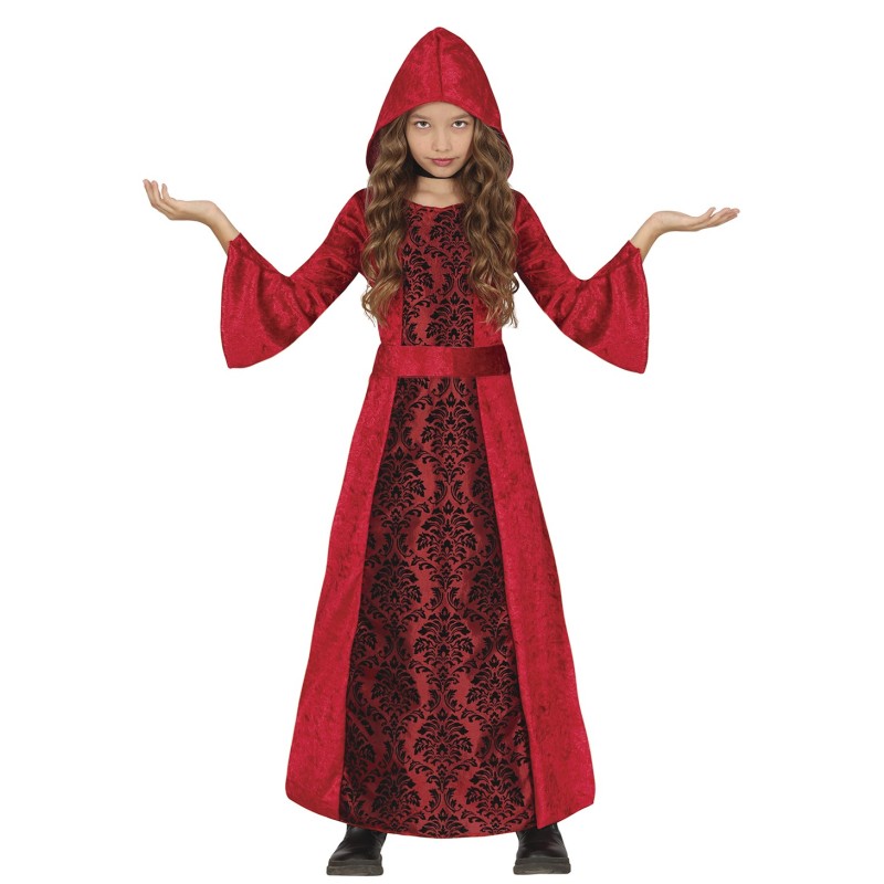 Disfraz niña bruja roja